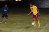 Cesar Galea of Hampton's(right) standing near the corner and thinking about getting by Darrin Veliz of Maidstone