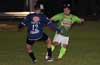 Manuel Lizano of Epso's(left) and Estuardo Larios of FC Tuxpan fighting it out who will take the ball