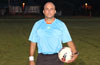 Our league referee, Alex Ramirez