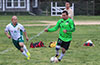 Roger Quiceno of Hampton FC(right) deciding how to get by Ivan Espinoza of FC Tuxpan