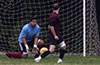 An easy save by Adrian Mora of East Hampton SC