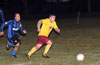 Cesar Correa of Hamptons(right) just too fast for Luis Correa of Maidstone