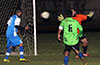 Rodolfo Marin of Tortorella scoring the first of the the match just minutes before the half would end