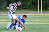 Oscar Murillo of Sag Harbor United(left) about to get by Romulo Tubatan of Bateman Painting