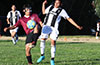 Gustavo Gutama of East Hampton(left) and Gerson Damian of Sag Harbor fighting for the ball