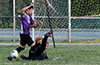 Wilson Tacuri of FC Tuxpan trying to save the ball