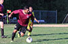 Stiven Garces of East Hampton SC on the attack