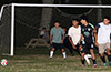 Action in front of the Suchos United goal
