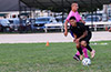 Julian Valencia of FC Tuxpan(rear) fouling Mateo Guaman of Liga de Gulag