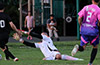Jorge Lopez of FC Tuxpan sliding to save a goal