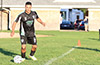 Gehider Garcia of Maidstone Market on the attack
