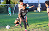 John Romero of Maidstone Market(front) and Gustavo Carreto of FC Tuxpan, fighting for the ball