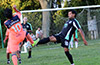 Faustino Meza(#10) of FC Tuxpan and John Romero of Maidstone Market going for the ball