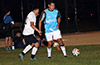 Donald Martinez of Napoli(right) getting ready to hit the ball