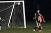 A shot against Querubin Romero of FC Tuxpan